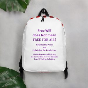 Free Will-Minimalist Backpack